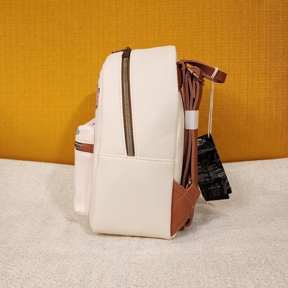 Loungefly Disney Bambi Thumper Sleeping Mushroom Floral Mini Backpack NEW - Picture 7 of 11